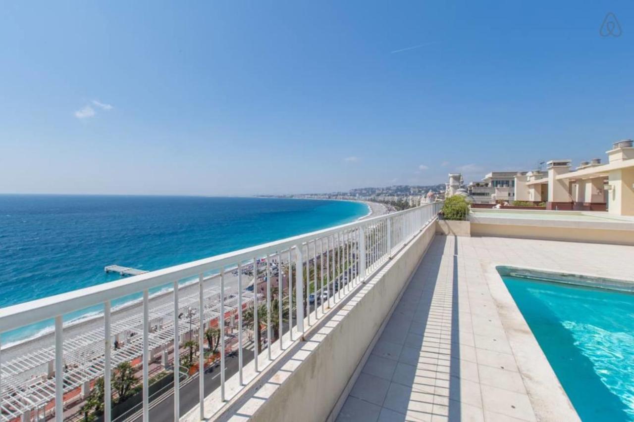 شقة نيس  في Royal Promenade Pool Terrace With Sea View المظهر الخارجي الصورة