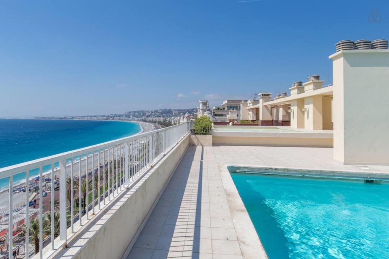 شقة نيس  في Royal Promenade Pool Terrace With Sea View المظهر الخارجي الصورة