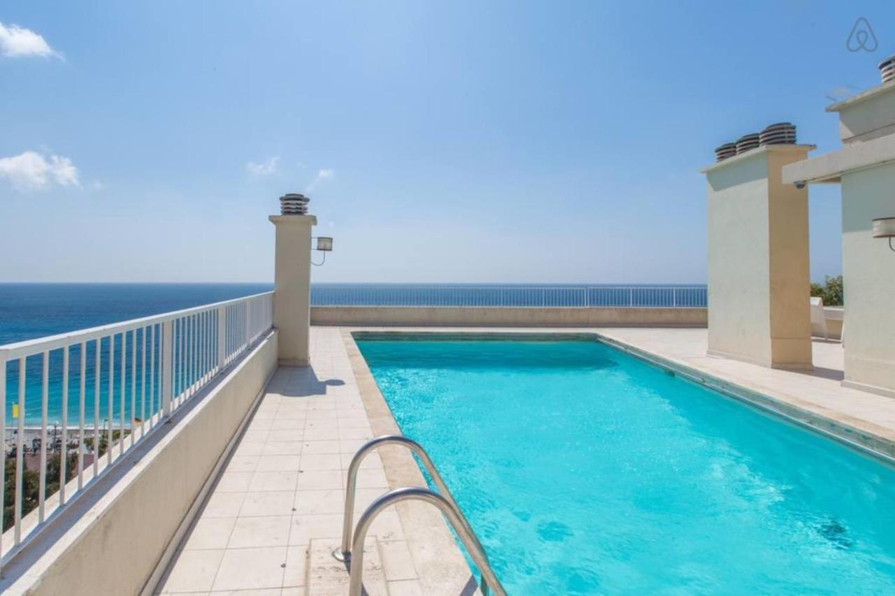 شقة نيس  في Royal Promenade Pool Terrace With Sea View المظهر الخارجي الصورة